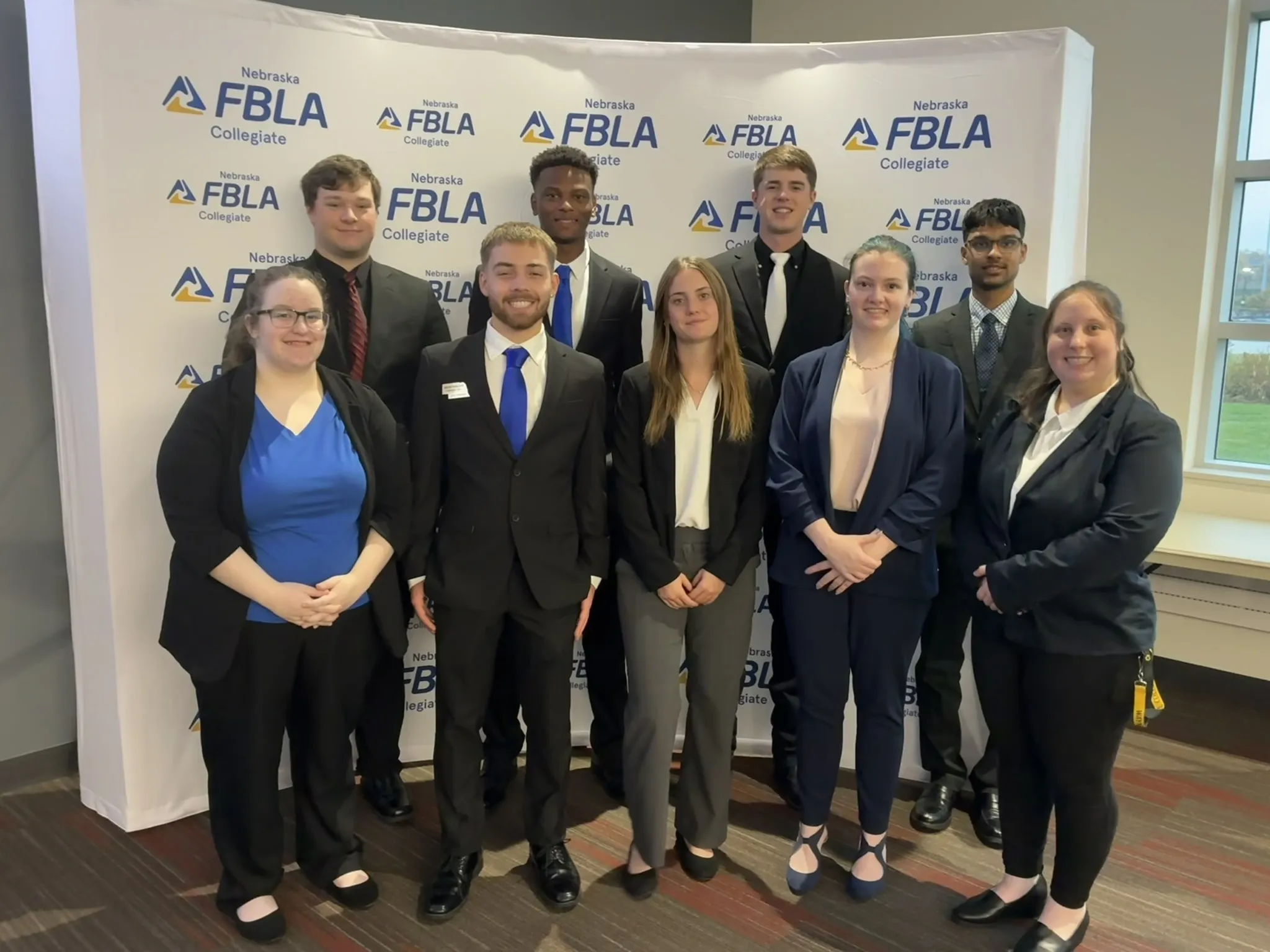 Nebraska FBLA Collegiate members at Fall Leadership Conference